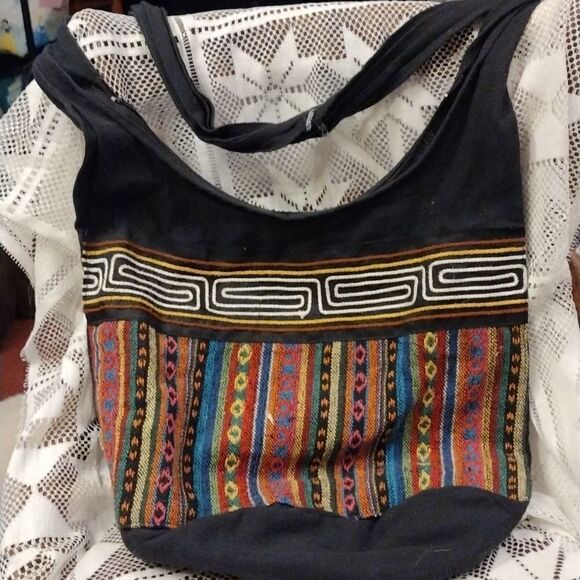 Cotton Boho bag  - Picture 1 of 3